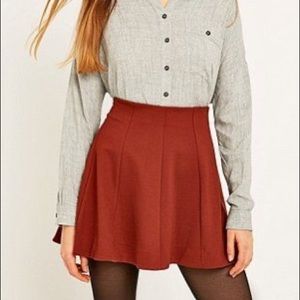 URBAN OUTFITTERS Flirt With Me Rust Skirt